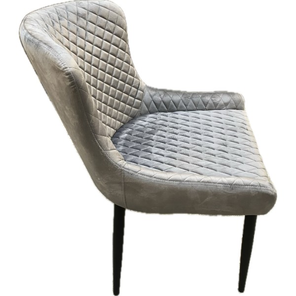Osak Grey Velvet Dining Chair